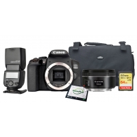 Canon EOS 850D + EF 50mm f/1.8 STM  + LAMPA  BŁYSKOWA CANON SPEEDLITE 430EX III-RT zestaw XL